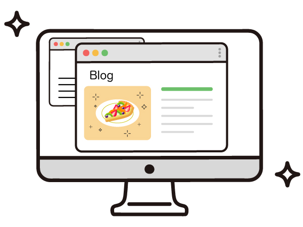 SNSを開いているブラウザ