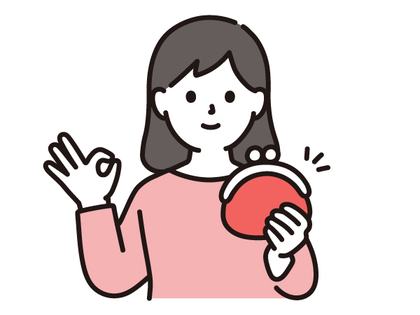 収益を得てガッツポーズする女性